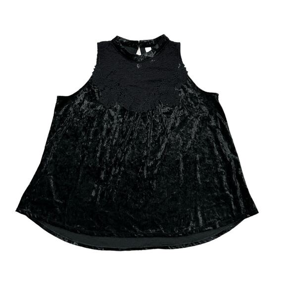No Boundaries Tops - No Boundaries Goth Witchy Sleeveless Lace Plus Size XXL Top